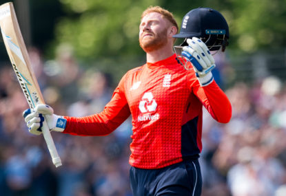 Bairstow, Salt blitz helps England chase down Windies to start Super 8s, Proteas sneak home despite USA challenge