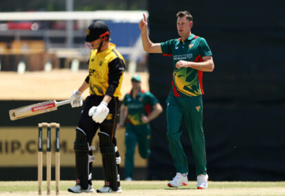 WA skittled for 53 after losing 8-1 in a dramatic collapse as Webster runs amok