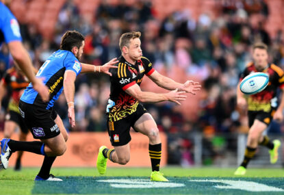 COVID-ravaged Chiefs still dismantle Force with eight-try rout, but skipper hurt
