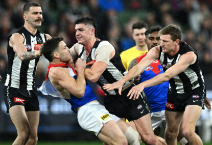 Melbourne Demons vs Collingwood Magpies: AFL live scores, blog