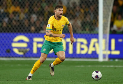 As it happened: Socceroos salvage draw after shock double blow vs Bahrain