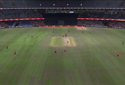 'Totally unacceptable for local cricket': 'Embarrassing' Marvel Stadium surface slammed as BBL game descends into farce
