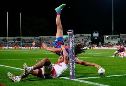 Masters of the Air: The NRL’s ten best acrobatic tries featuring GI, Folau, Young ... and a prop