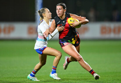 'Real black eye for the sport': Dogs, Dons, AFLW fixture slammed after 'absolutely putrid' game features just THREE goals
