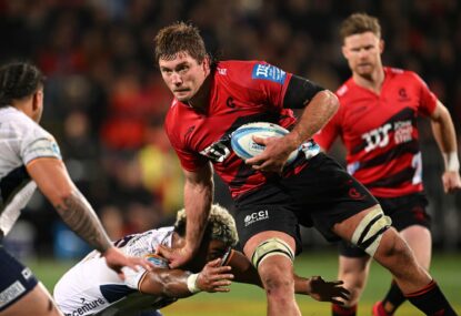 'First time I'll be cheering an Australian team': Barnstorming Blackadder keeps Crusaders in the chase