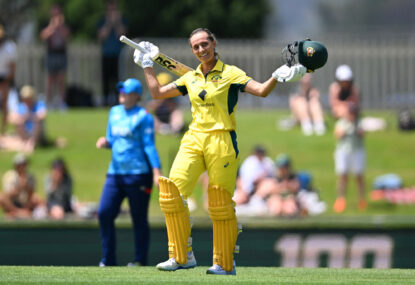 Gardner smashes run-a-ball maiden century as Aussies on verge of retaining Ashes