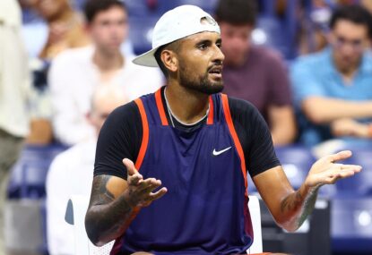 'Didn't even know who you were': Nick Kyrgios' savage return of serve after Kane Cornes' sledge