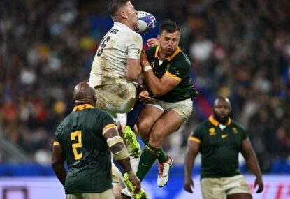 'Don't turn rugby into Aussie rules': Borthwick worried about aerial duels as England ring in changes for Boks battle