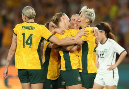 AS IT HAPPENED: Matildas bounce back as new faces hit the scoreboard in comfortable win