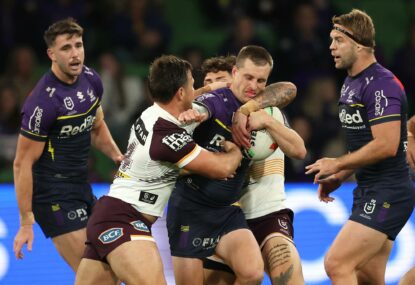 'I know he's coming': Cam Munster pumped up for another physical confrontation with Roosters' bruiser JWH