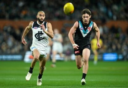 AFL News: Port's brutal selection call as Hinkley defends coaching future, former Dees president urges Goodwin axing