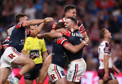 Round 1 Predicted Teams: Roosters - Halves, centres, pack, bench on long list of problem areas for Robinson