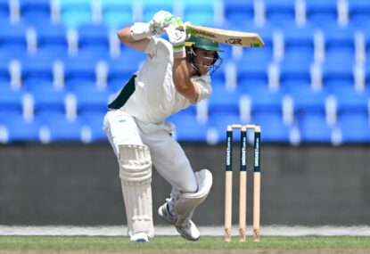 Ashes hopefuls cop major blow with Ward smashing a century in England thrashing