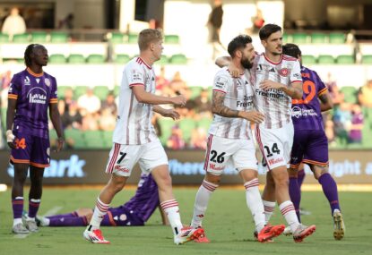 'Wasn't the prettiest' but ugly win proves glorious for Wanderers as they stalk Sydney in sixth