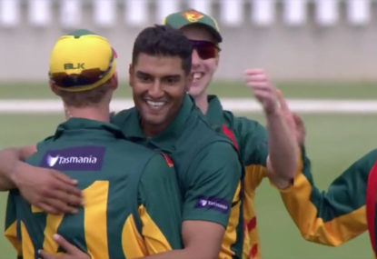 WATCH: Gurinder Sandhu's hat-trick destroys Victoria's innings in JLT Cup final