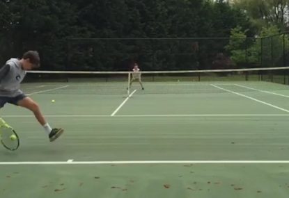 Little legend hits perfect tweener