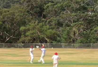 15-year-old brings up epic 200 with proud Dad at the non-strikers end