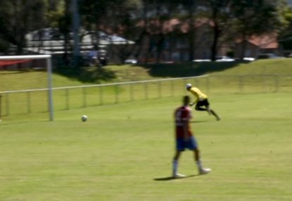 Goalie commits the greatest (and funniest) own goal fail ever!