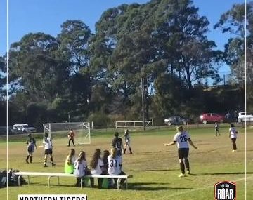 Under 11s player lobs keeper from halfway!