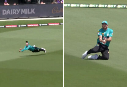 Double blow as Brisbane Heat give Hobart two lifelines with dropped catches