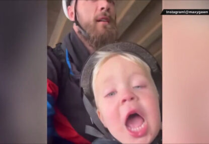 WATCH: Max Gawn's son moves on from Carlton, starts singing the COLLINGWOOD song!