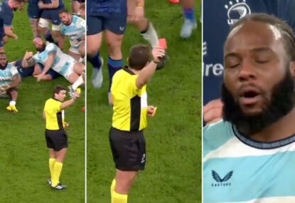 'Does seem harsh': Bath prop sent off after copping second yellow... for a scrum penalty