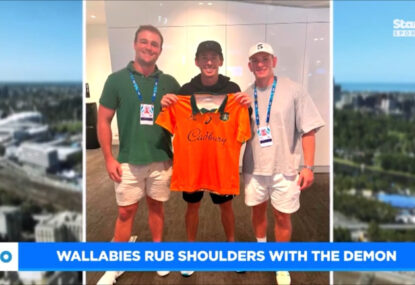 LISTEN: Wallabies stars open up on meeting Alex de Minaur, what they learned from him