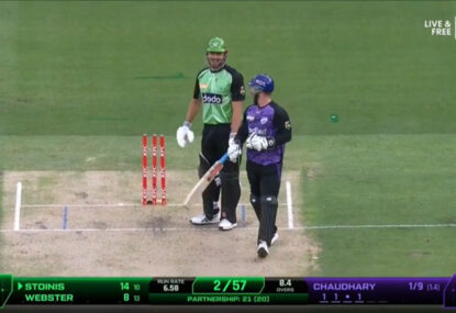 LISTEN: Wade tries ultra-cheeky stumping, then ribs the Stoin over his new cologne