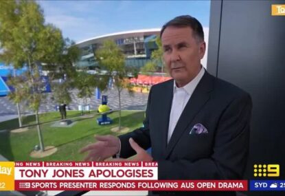LISTEN: Tony Jones responds to Djokovic apology request, claims he'd already said sorry