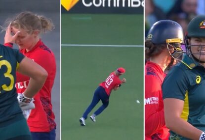 English bowler contemplates retirement as teammate turns easy catch into a four