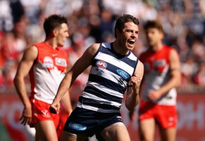What is the biggest winning margin in AFL grand final history?