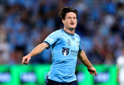 Lolley nabs sweet hat-trick for red-hot Sky Blues as Glory potentially lose skipper to quad injury