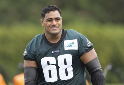 Aussie the hero with two huge plays to lead Eagles into Conference Championship game