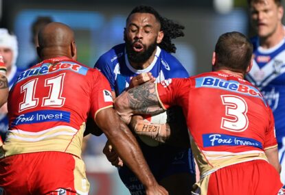 'I came to the Bulldogs at their lowest point': Foxx reacts after getting sacked as Roosters give Test prop the flick