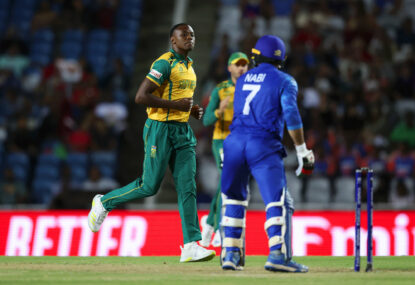 Caribbean carnage: Afghanistan skittled for record low by rampant Proteas as World Cup fairytale turns into nightmare