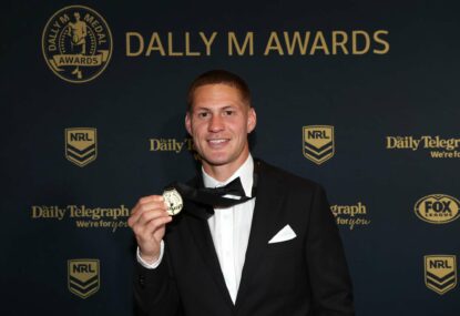 Six years since being destined for greatness, Kalyn Ponga has never been further from a Kangaroos jersey