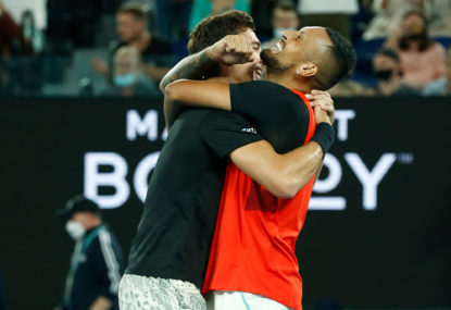 What time do Nick Kyrgios and Thanasi Kokkinakis play at the Australian Open? Doubles TV and streaming guide, start times, how to watch