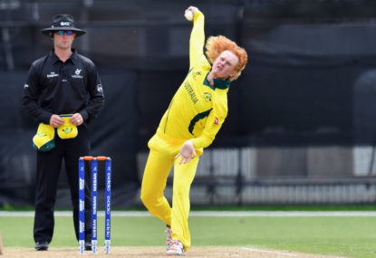 Lloyd Pope takes seven, sets Sheffield Shield bowling record