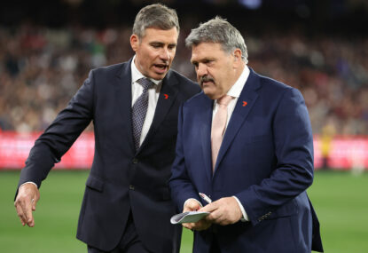 Brian Taylor shunted from Friday night commentary as Seven shake-up continues