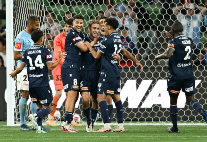 Derby delight for Kisnorbo as old club humbled by 20-minute Victory blitz