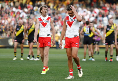 They're South Melbourne when they win, but the Sydney Swans when they lose