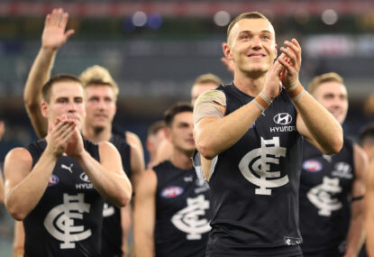 'I would trade both for a flag': Cripps eyes Blues Premiership success after winning second Brownlow in emphatic fashion