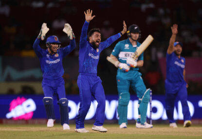Black Cap bashing: Rashid Khan dazzles as Afghanistan demolish NZ for 75 in T20 World Cup stunner