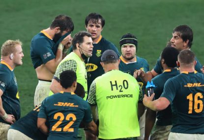 All Blacks great urges Razor to 'fight power with power' as World Rugby boss laments rise of Boks' bomb squad