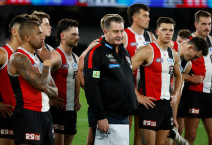 AFL News: Saints president blasts 'rubbish, nonsense' draft system at B&F, AFLW ball error confirmed, Perryman to become a Pie