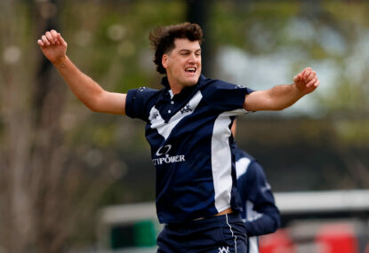 7/12! Vics son of a gun smashes records with best One-Day Cup figures in 20 years in Tassie rout