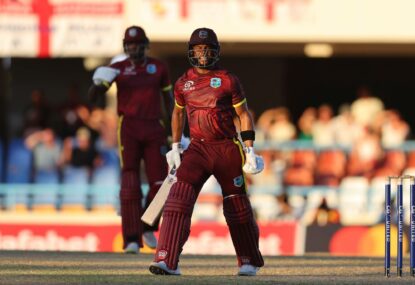 Opener's onslaught helps Windies crush USA as Proteas' thrilling win over England sets up grandstand Super 8s finish