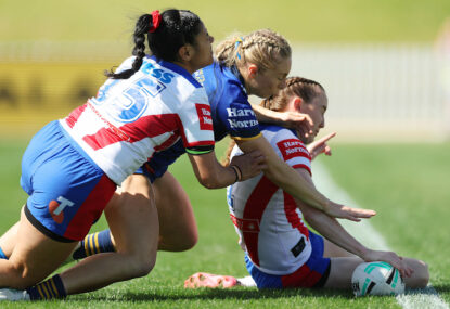 NRLW Round 5: Titans steamroll Roosters, Broncos belt Tigers, Cowboys cane Raiders, medical farce delays Knights' win
