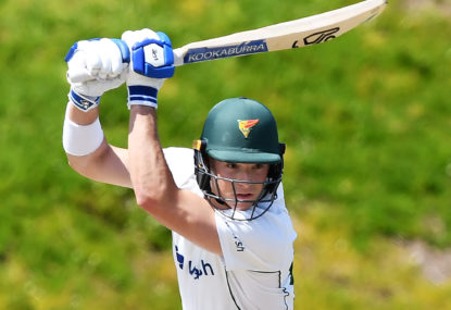 Promising Ward shows Hayden-like qualities against star-studded Queensland attack
