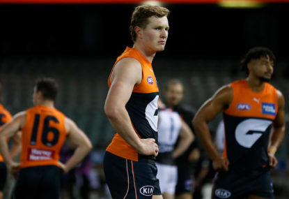 'Line in the sand': Star vows Giants will atone for function 'error of judgement', finals failure